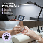 3500 Lumens LED Desk Lamp with Base – 26" Ultra-Wide, 3 Light Modes, Touch Control Light, Black