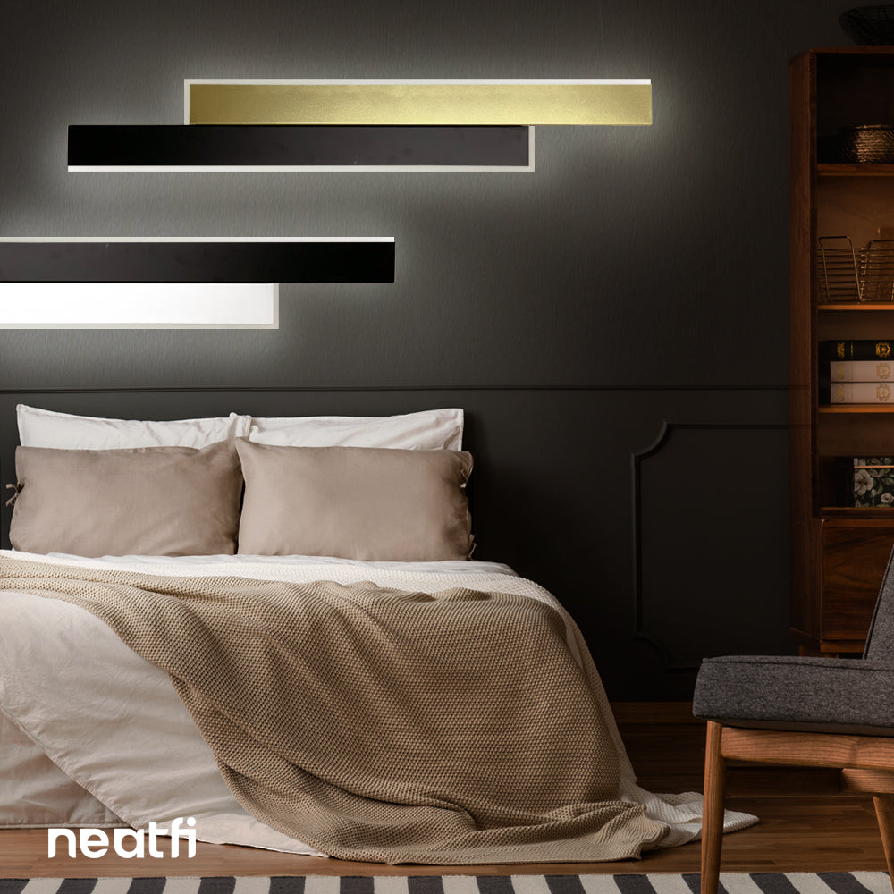 39" LED Indoor Wall Lamp Adjustable Angle Wall Light - Gold