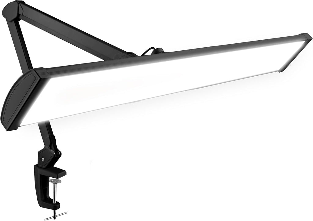 Pro 4500 Lumens LED Desk Lamp, Clamp, CRI 95, Dimmable, Black