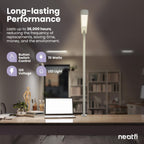 38" Premium LED Desk Lamp, 5200 High-Lumens - Ultrabright Light, Clamp-on, 40W, 4000K Color Temperature, Adjustable Head - Ideal for Home Office and Study - Gray