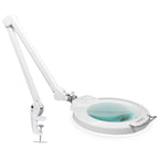 Lámpara de Tareas Elite de 2260 Lúmenes con Abrazadera – 22" de Ancho, 3 Modos de Color para Uñas y Manualidades, Negro