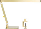 Professional LED Task Lamp, 20W, CRI 95, Stepless Dimming, Gold