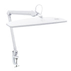 Lámpara de Tareas Elite de 2260 Lúmenes con Abrazadera – 22" de Ancho, 3 Modos de Color para Uñas y Manualidades, Negro