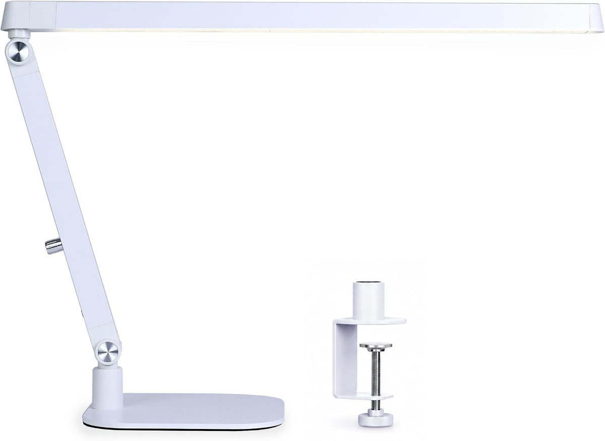 Professional LED Task Lamp, 20W, CRI 95, Stepless Dimming, White