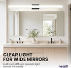 48-Inch LED Vanity Light Bar – 40W, 3800 Lumens, CCT