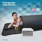 Portable Infrared Sauna Dome – 1300W Full-Body Dry Sauna with Jade Stones & Near-Zero EMF, Black