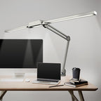 41” Wide Shade, 3000 Lumens LED Desk Lamp with Clamp – CRI 95, 3 Color Modes, Dimmable Task Light