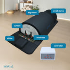 Portable Infrared Sauna Dome – 1300W Full-Body Dry Sauna with Jade Stones & Near-Zero EMF, Black