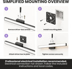 48-Inch LED Vanity Light Bar – 40W, 3800 Lumens, CCT
