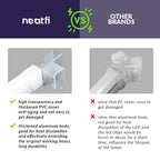 3 Rectangles 52,800 Lumens LED Ceiling Light with Hanging Kit for Shops & Gyms, Cool White