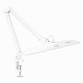 1600 Lumens LED Desk Lamp with Clamp – 22" Wide Shade, Adjustable & Non-polar Dimming Light, White