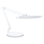 20” Wide Head LED Desk Lamp with Base – 2200 Lumens Task Light for Home Office & Crafts, White