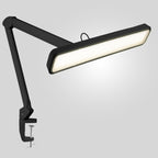 Neatfi Pro Series XL LED Task Lamp with Clamp – 2,500 Lumens, 30W, CRI 95, 22-Inch Wide Shade, Black