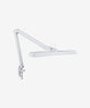 22” Wide Shade LED Desk Lamp with Clamp – 2500 Lumens Task Light for Workbench & Crafts, White