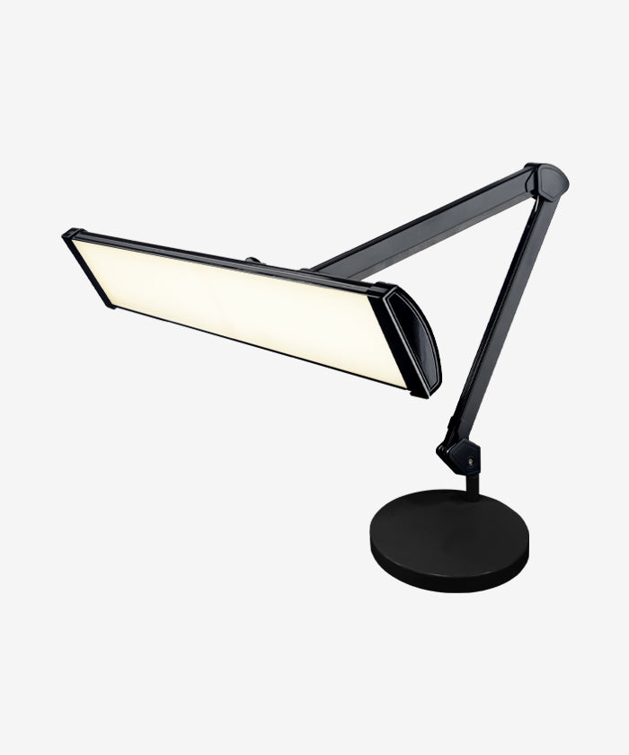 26" Wide Shade 3,500 Lumens Ultra LED Touch Control Task Lamp with Base, Correlated Color Temperature - Black