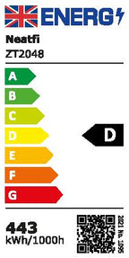 3 Rectangles LED Ceiling Light – 52,800 Lumens, Easy Installation for Shops & Salons, Cool White