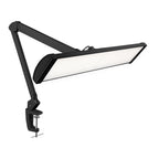 3500 Lumens LED Desk Lamp – 26” Ultra-Wide Shade, Non-Flickering Task Light with Clamp, Black