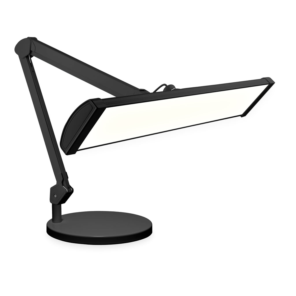 3500 Lumens LED Desk Lamp with Base – 26" Ultra-Wide, 3 Light Modes, Touch Control Light, Black