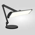 Lampe de bureau LED 3500 Lumens avec base – 26" ultra-large, 3 modes d'éclairage, commande tactile, noire