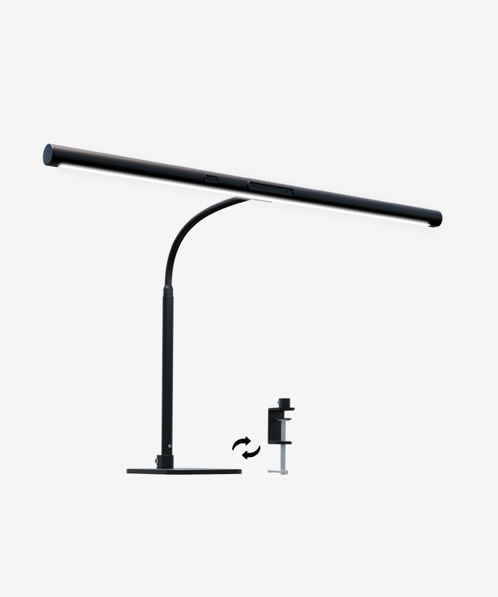 LED Desk Lamp with Clamp and Base