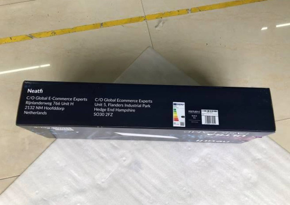 3500 Lumens LED Desk Lamp – 26” Ultra-Wide Shade, Non-Flickering Task Light with Clamp, Black