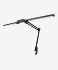 41” Wide Shade, 3000 Lumens LED Desk Lamp with Clamp – CRI 95, 3 Color Modes, Dimmable Task Light, Black
