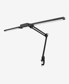 41” Wide Shade, 3000 Lumens LED Desk Lamp with Clamp – CRI 95, 3 Color Modes, Dimmable Task Light, Black
