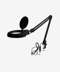 LED Magnifying Lamp with Clamp, 5 Diopter,  Desk Lamp Magnifier Light for Crafts, Painting & Hobbies - Black