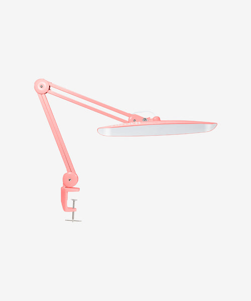 20” Wide Shade XL LED Desk Lamp with Clamp,2200 Lumens, Dimmable – Rose Gold