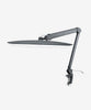 20” Wide Shade XL LED Desk Lamp with Clamp, 2200 Lumens, Dimmable – Gray Wood