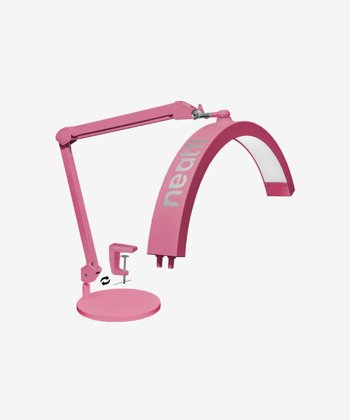 Half Moon Swing Arm Table Lamp with Base