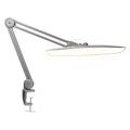 2200 Lumens LED Desk Lamp with Clamp – 20” Wide Shade, 3 Light Modes, Dimmable Task Light, Silver