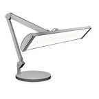 Lámpara de escritorio LED de 3500 lúmenes con base – 26" ultra ancha, 3 modos de luz, luz con control táctil, blanca