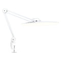 Lámpara de escritorio LED de 2200 lúmenes con abrazadera – Pantalla ancha de 20”, 3 modos de luz, luz de trabajo regulable, blanca