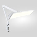 Lampe de bureau à LED 3500 Lumens avec pince – 66 cm Ultra-Large, 3 modes d'éclairage, commande tactile, blanche