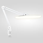 Lámpara de escritorio LED de 2200 lúmenes con abrazadera – Pantalla ancha de 20”, 3 modos de luz, luz de trabajo regulable, blanca