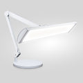 Lampe de bureau à LED de 3500 lumens – Abat-jour ultra-large de 66 cm, Lampe de travail sans scintillement avec base, Blanche