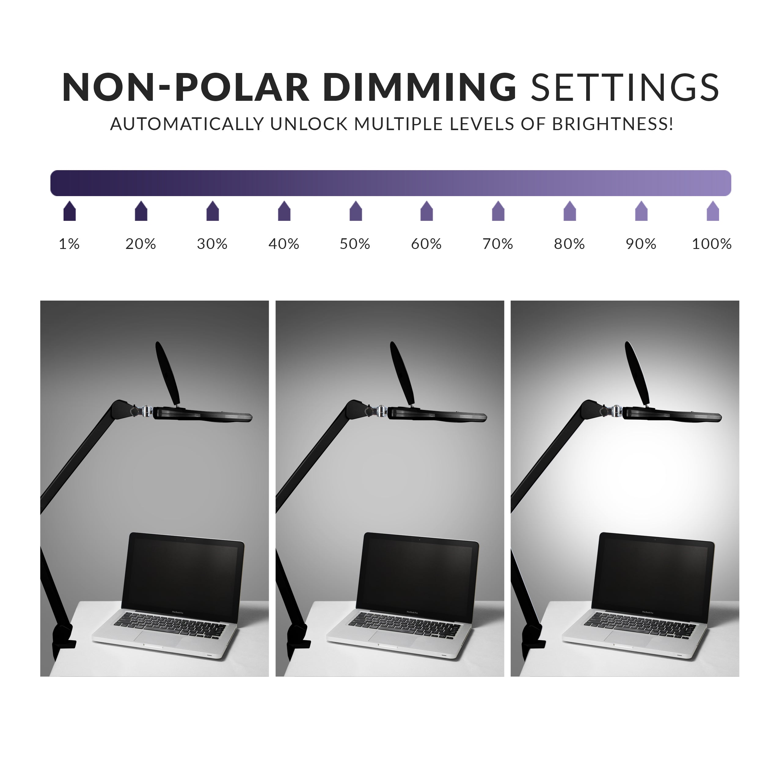 6" Glass Lens LED Magnifying Lamp – Non-polar Dimming Light for Sewing & Jewelry Making, Black