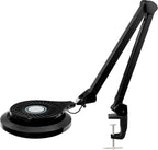 3000 Lumens Desk Lamp with Clamp – Adjustable Color Modes, Dimmable Light for Workbench, Black