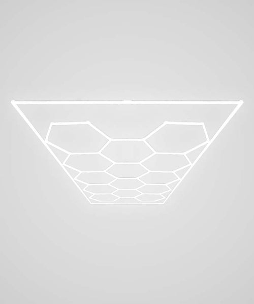 15 Hexagonal Grids Car Garage Light -  Cool White