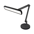 22” Wide Shade LED Desk Lamp with Base – 2500 Lumens Task Light for Workbench & Crafts, Black