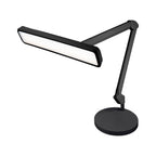 22” Wide Shade LED Desk Lamp with Base – 2500 Lumens Task Light for Workbench & Crafts, Black