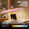20” Wide Shade XL LED Desk Lamp with Clamp,2200 Lumens, Dimmable – Rose Gold