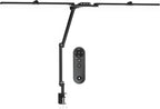 Lampe de travail Elite 2260 lumens avec pince – 22" de large, 3 modes de couleur pour les ongles et l'artisanat, Noir