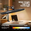 20” Wide Shade XL LED Desk Lamp with Clamp, 2200 Lumens, Dimmable – Space Gray