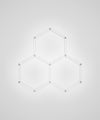 3 Hexagon Garage Lights for Car Detailing, Barber Shop, Beauty Salon & Gyms - Cool White