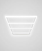 4 Panels LED Ceiling Light – 31,680 Lumens Ultra-Bright for Auto Shops, Warehouse & Gyms, Cool White