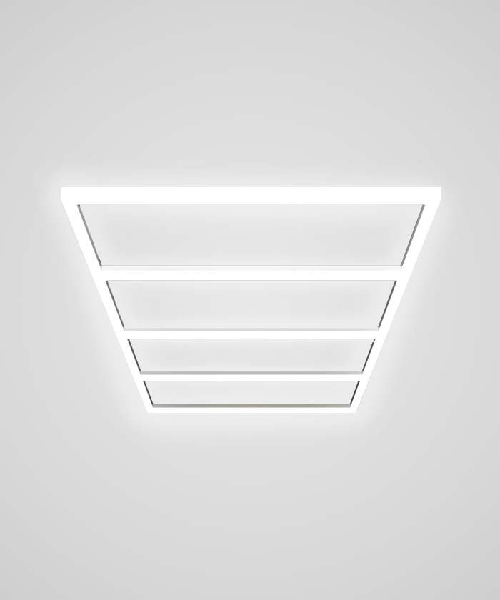 4-Panel Ultra-Bright LED Car Garage Light - White