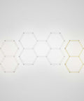 5 Hexagon Grids LED Lighting with 3 Light Modes