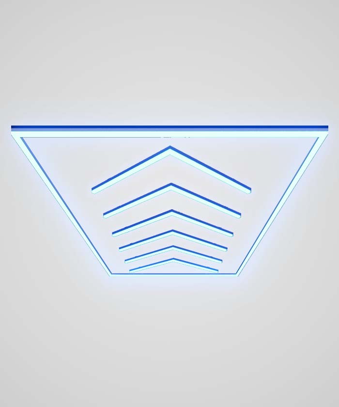 6 Arrow Shaped LED Car Garage Light 